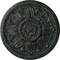 Ekena Millwork Edinburgh Ceiling Medallion (Fits Canopies up to 5 1/4"), 18"OD x 1 3/4"P, Painted Turtle Crackle CM18EDPTC - alternate 1
